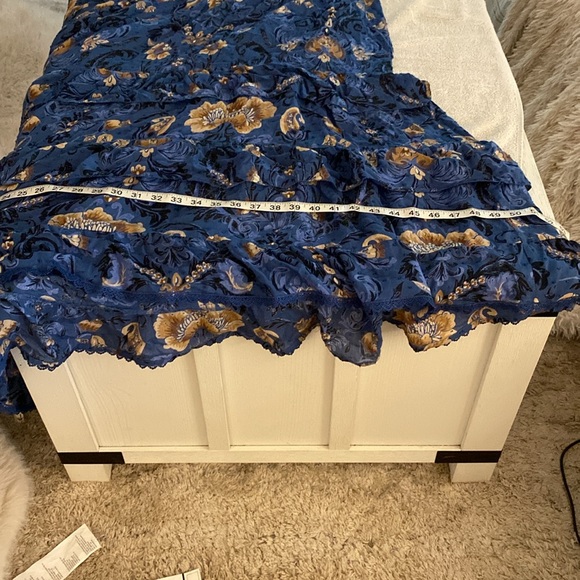 Spell & The Gypsy Blue Aurora stunning maxi tiered stunning bohemian dress. - Picture 14 of 16